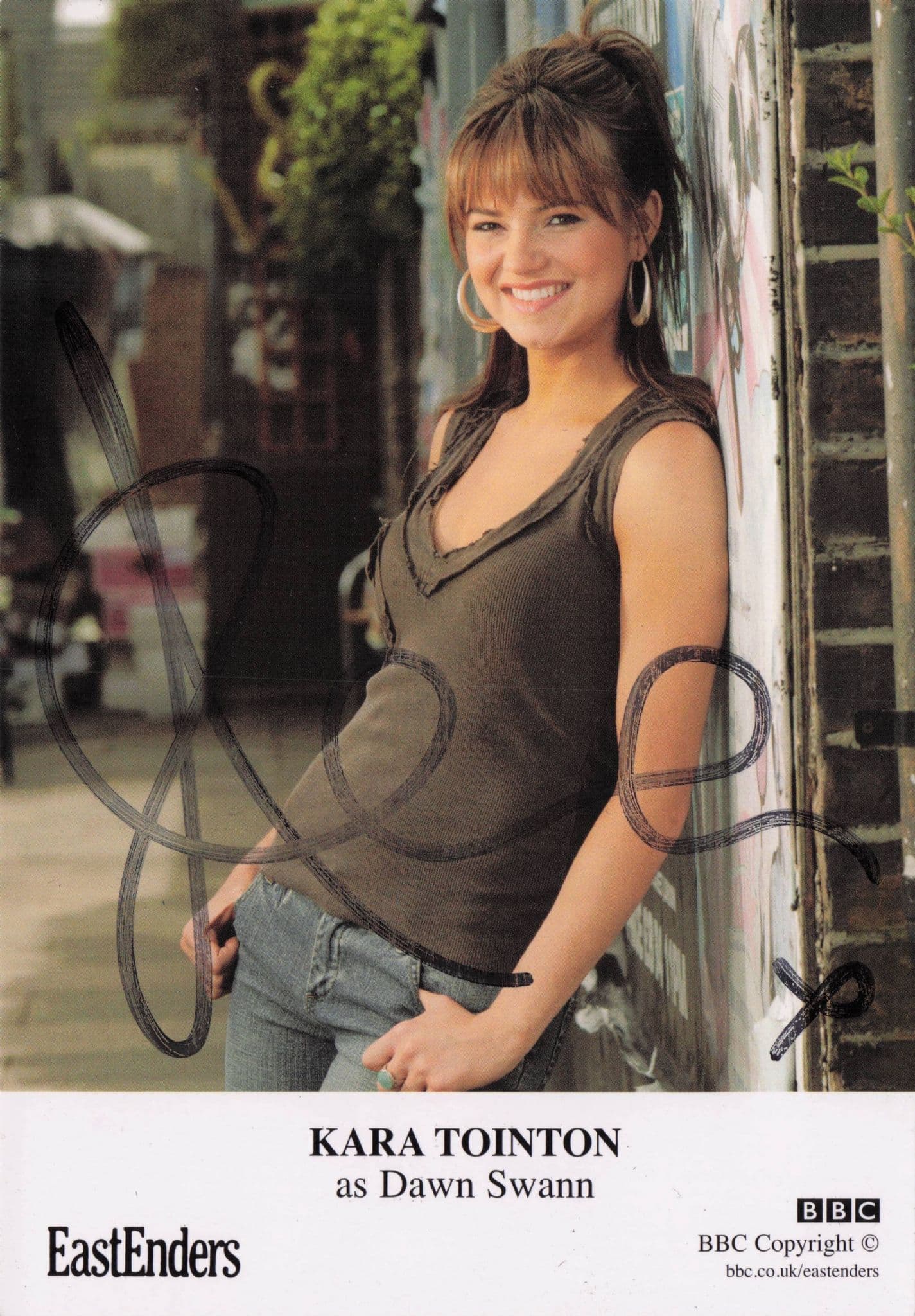 Kara Tointon As Dawn Swann In BBC Eastenders Hand Signed Cast Card Photo kara-tointon-as-dawn-swann-in-bbc-eastenders-hand-signed-cast-card-photo