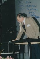 Karl Alex Muller Swiss Physicist Nobel Prize Collection Hand Signed Photo