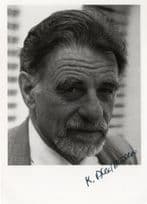 Karl Alex Muller Swiss Physics Nobel Prize Hand Signed Photo