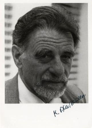 Karl Alex Muller Swiss Physics Nobel Prize Hand Signed Photo