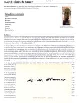 Karl Heinrich Bauer German Heidelberg Surgeon Oncologist Hand Signed Card