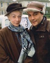 Karl Howman with Geraldine McEwan 10x8 Hand Signed Photo
