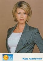 Kate Garraway GMTV Hand Signed Cast Card Photo