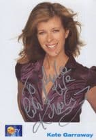 Kate Garraway GMTV Morning TV Presenter Hand Signed Photo