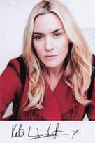 Kate Winslett The Titanic Film Historic Actress Hand Signed Photo