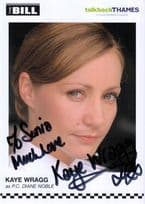 Kate Wragg as PC Diane Noble ITV The Bill Hand Signed Cast Card Photo