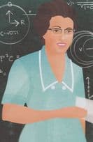 Katherine Johnson NASA Space Flight Mathematician Postcard