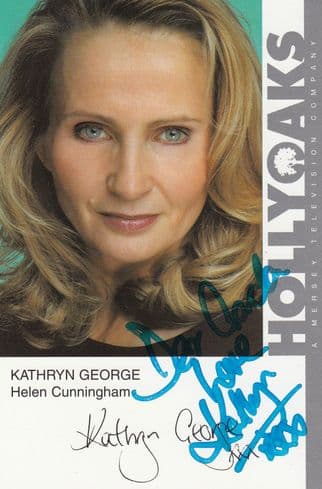 Kathryn George Hollyoaks Hand Signed Photo