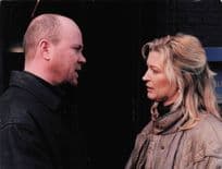 Kathy Gillian Taylforth Clash With Phil BBC Eastenders 1998 Press Photo