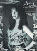 Kathy Mattea Seeds Hand Signed XL USA Sheet Music