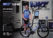Katie Archibald Womens UCI Team WNT Cycling Hand Signed Card Photo