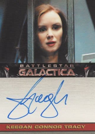 Keegan Connor Tracy as Jeanne Battlestar Galactica Hand Signed Photo Card