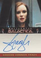 Keegan Connor Tracy as Jeanne Battlestar Galactica Hand Signed Photo Card