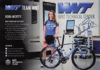 Keira McVitty Womens UCI Team WNT Cycling Hand Signed Card Photo