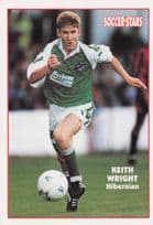 Keith Wright Hibs Hibernian Football Soccer Stars Postcard