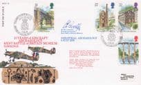 Kent Battle Of Britain Museum 1989 Founder Hand Signed FDC