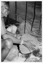 Kenya Basket Maker Large 9x6 African Crafts Vintage Photo