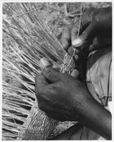 Kenya Basket Making Award Photographer Hands Close Up Vintage 10x8 Photo