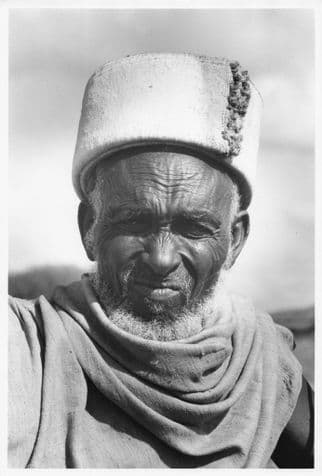 Kenya Elderly Wise Man Headwear Official Large 10x8 Vintage African Photo