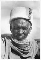Kenya Elderly Wise Man Headwear Official Large 10x8 Vintage African Photo