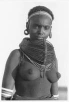 Kenya Lady Body Tattoo Art Glamour Risque Sexy Large 10x8 African Photo