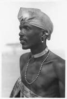 Kenya Man With Freak Ears Jewellery Official Large 10x8 Vintage African Photo