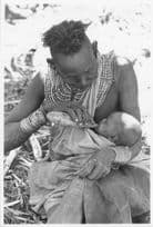 Kenya Mother Bottle Feeding Baby Vintage African 9x7 Photo