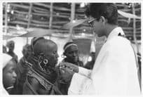 Kenyan Jewellery Woman Priest Communion Service Official Large 10x8 Vintage African Photo