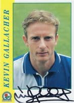 Kevin Gallacher Blackburn Rovers FC Hand Signed Photo