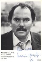 Kevin Lloyd as DC Lines The Bill Rare Hand Signed Cast Card Photo