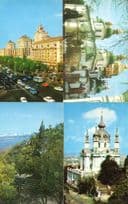 Kiev Russia Kreschatik Prince Vladimir Statue 4x Postcard s