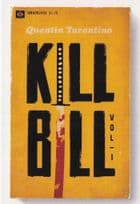 Kill Bill Quentin Tarantino Film Movie As Rare Old Book Cover Postcard