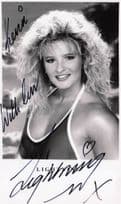 Kim Betts as Lightning Gladiators TV Show Rare Hand Signed Photo