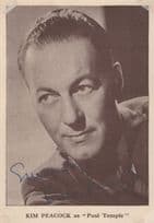 Kim Peacock of Paul Temple BBC Radio Show Hand Signed Photo
