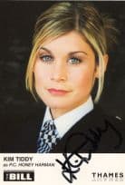 Kim Tiddy as PC Honey Harman The Bill ITV Hand Signed Cast Card Photo
