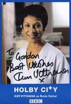 Kim Vithana as Rosie Slater Holby City BBC Rare Hand Signed Photo Cast Card
