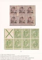 King Edward VII Overprinted Inland Revenue Postage Stamp Postcard