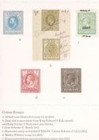 King Edward VII Stamp Colour Essays Royal Mail Museum Postcard