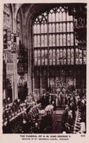 King George V Funeral Royal Excel Series RPC Postcard