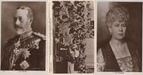King George V Queen Mary Silver Jubilee 3x Real Photo Postcard s
