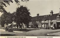 Kings Norton Green West Side in 1937 Shops Birmingham Real Photo Postcard