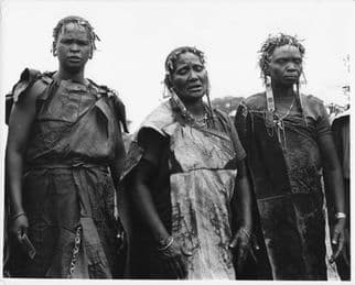 Kipsigis Mothers Singing Before Circumcision Kenya Africa Old Press Photo