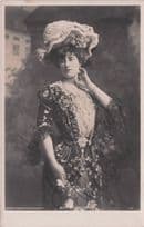 Kitty Gordon Theatre & Film Actress Opera Singer Old Hand Signed Photo