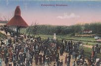 Klampenborg Galopbanen Denmark Horse Race Racing Old Postcard