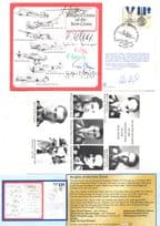 Knights Cross Of The Iron Cross WW2 MULTI 8x Hand Signed FDC Autograph s