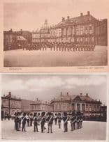 Kobenhavn Amalienborg Slot Duties 2x Military Paraden Postcard s