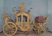 Konig Ludwig II Von Bayern German Coach Carriage Postcard