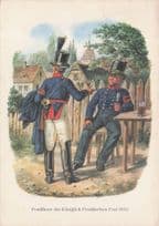 Koniglich Preubischen German Postman Postillione FDC Postcard