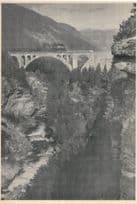 Kylling Bro Bridge Romsdal Bridge Real Photo Postcard