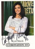 Kym Marsh Coronation Street Hand Signed ITV Cast Card Photo